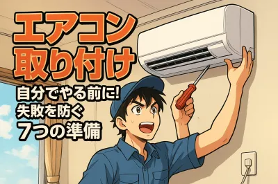 エアコン取り付けを自分でやる前に確認！失敗を防ぐ7つの準備
