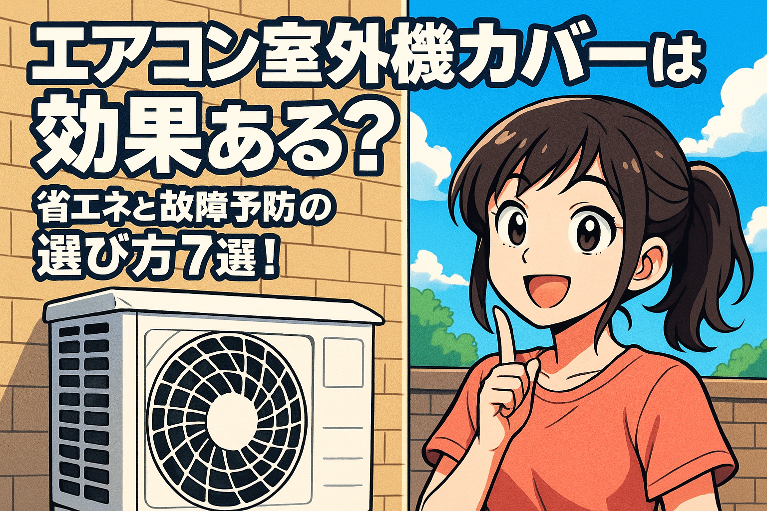 エアコン 室外機 カバーは効果ある？省エネと故障予防の選び方7選！