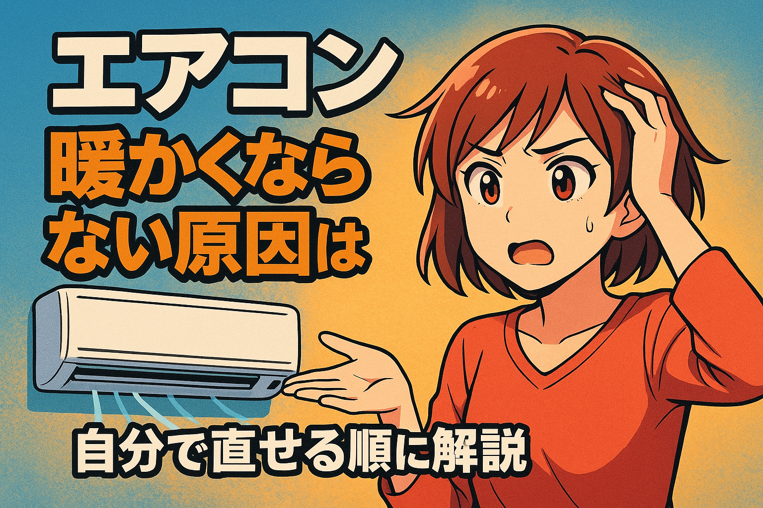 エアコン 暖かくならない原因は7つ！自分で直せる順に解説