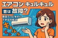 エアコン キュルキュル音は故障？原因7つと今すぐできる対処法