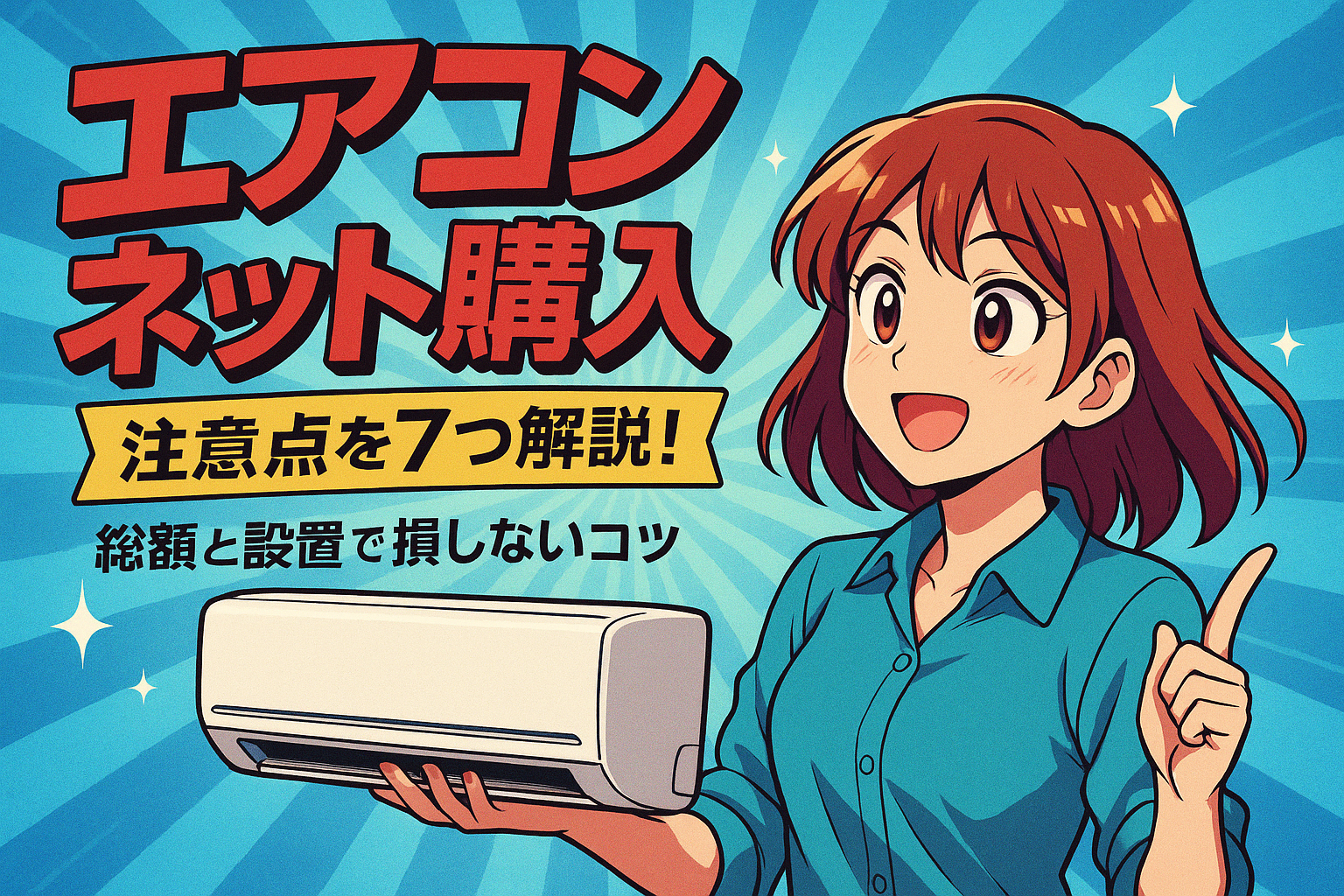 エアコン ネット購入 注意点を7つ解説！総額と設置で損しないコツ