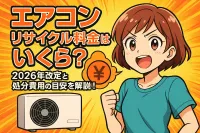 エアコン リサイクル料金はいくら？2026年改定と処分費用の目安を解説！