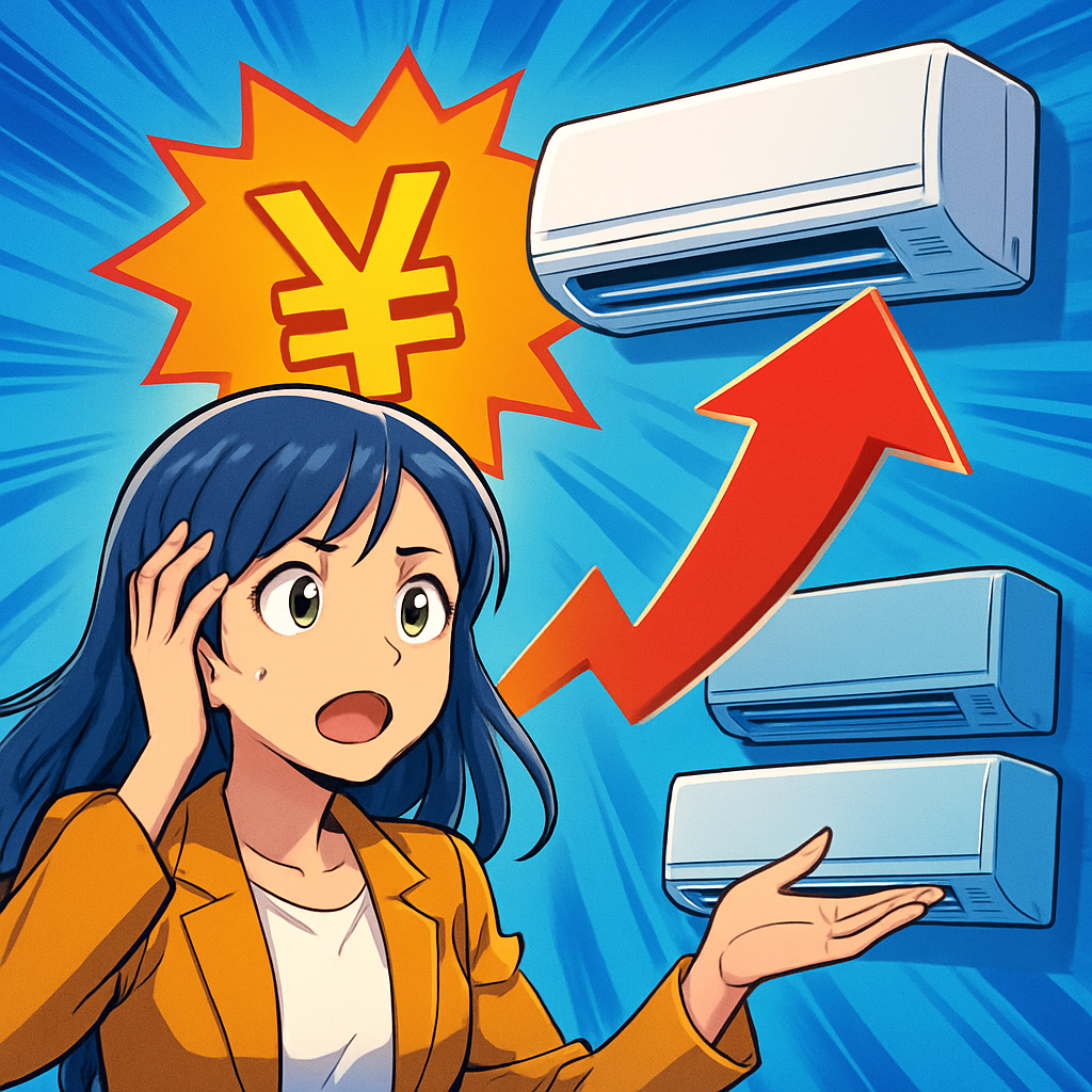 エアコンの「4月値上げ」は、今後“安い機種が減る”方向に進みそうです！
