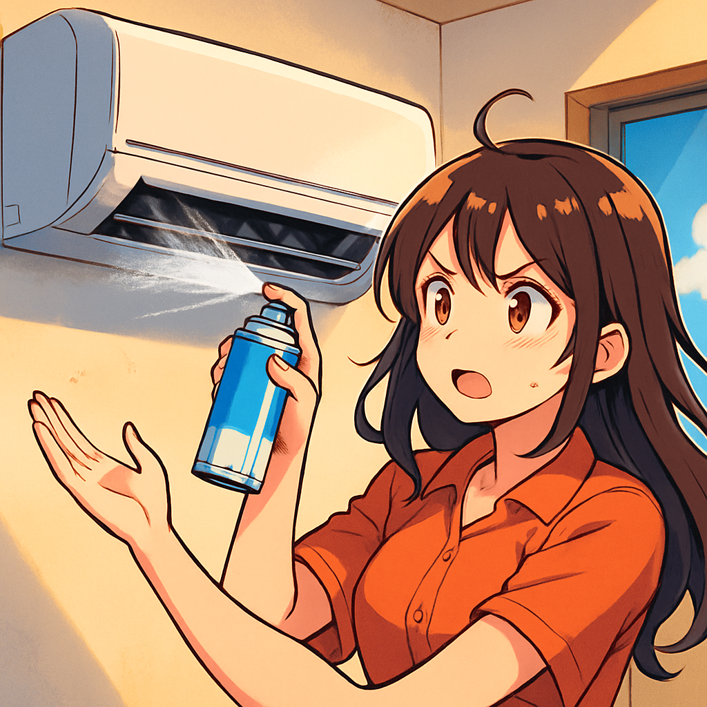 エアコン掃除スプレーは「軽い汚れ」ならアリ！でも万能ではないんです