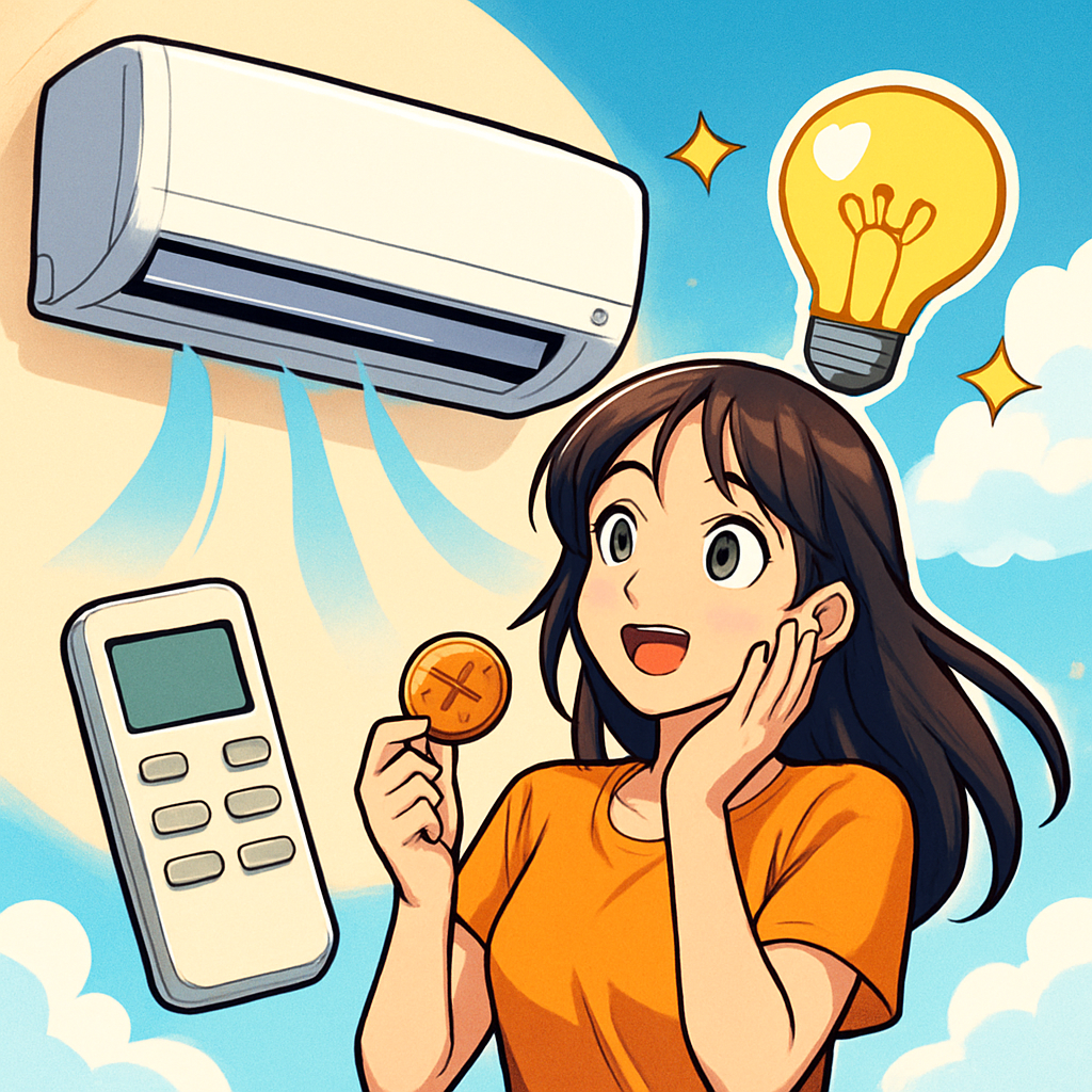 6畳用エアコンの電気代は「1時間12〜13円」が目安です！