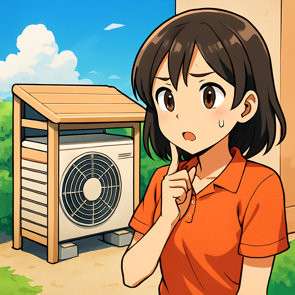 エアコン 室外機 カバーは「条件つきで」おすすめです！