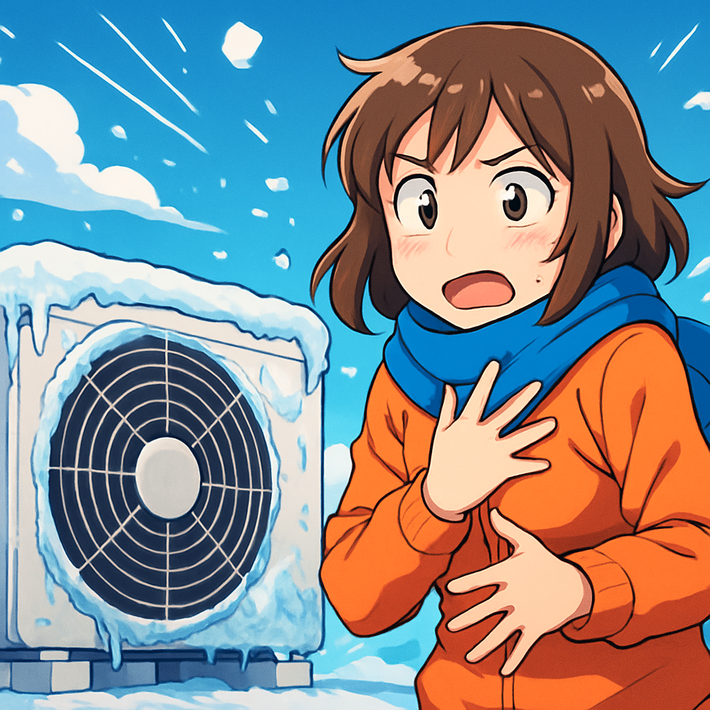 室外機が凍っても、まずは霜取り運転と安全確認で落ち着けばOKです！