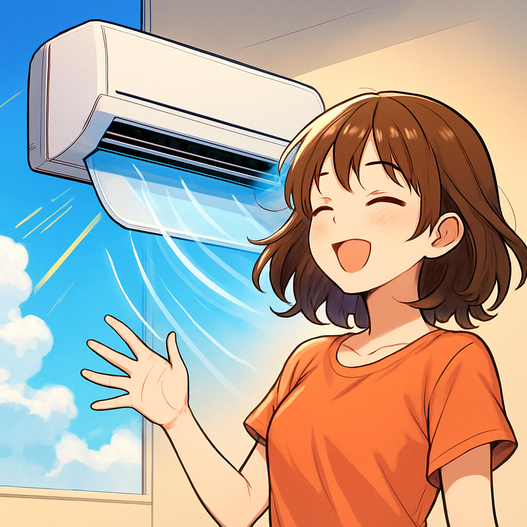 エアコン 風よけカバーは「直風を避けて快適さを上げる」近道です