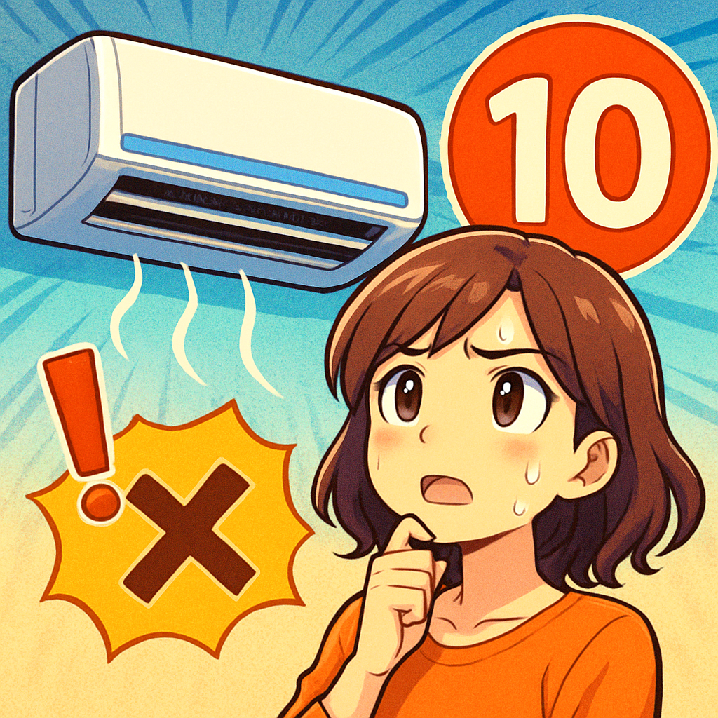 エアコンは「10年＋症状の有無」で買い替え判断がいちばん安心です！