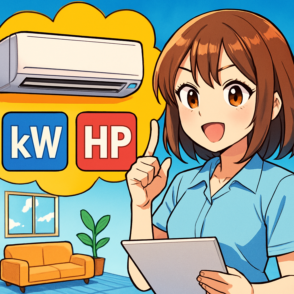 能力は「広さ×用途」で決めるのがいちばん近道です!