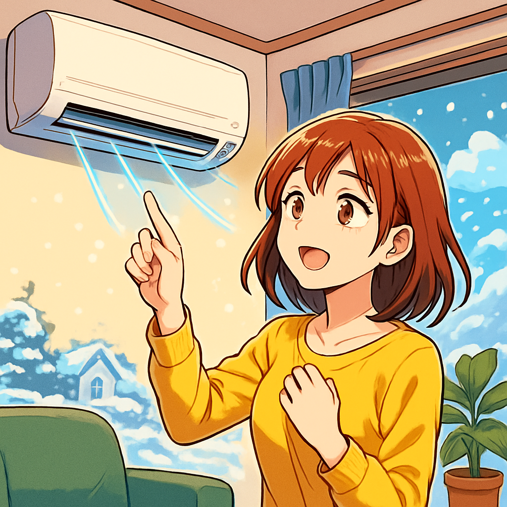 冬のエアコンは「室温20℃前後」を基準に、設定温度は20〜22℃で微調整が最適です！