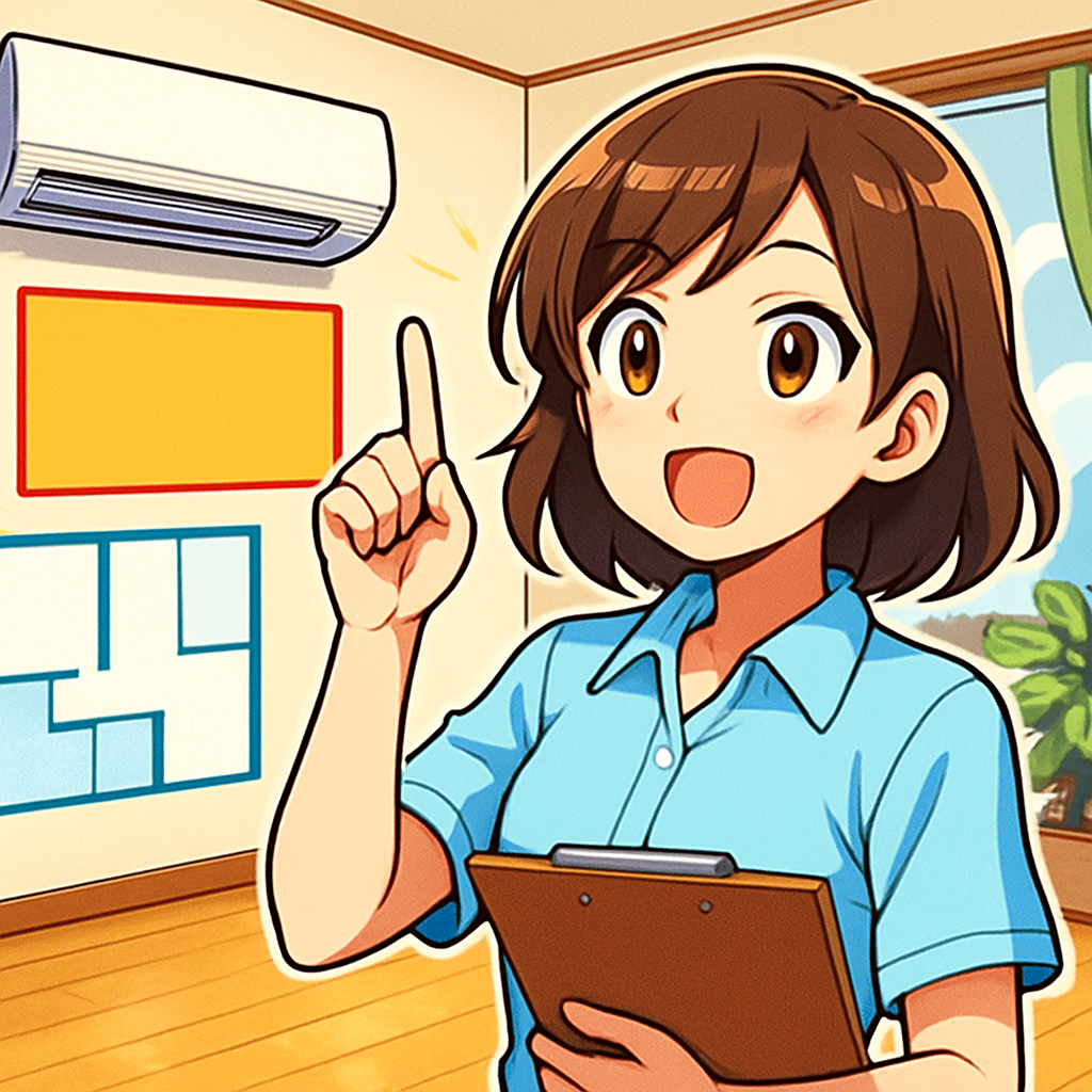 エアコンは「畳数＋家の条件」で選ぶと失敗しにくいです！