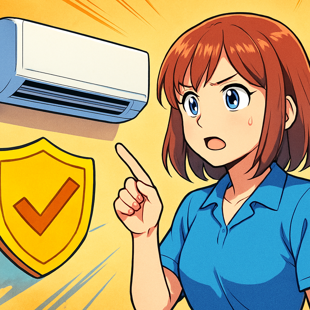 エアコンの保証期間は「本体1年・冷媒回路5年」が基本です!