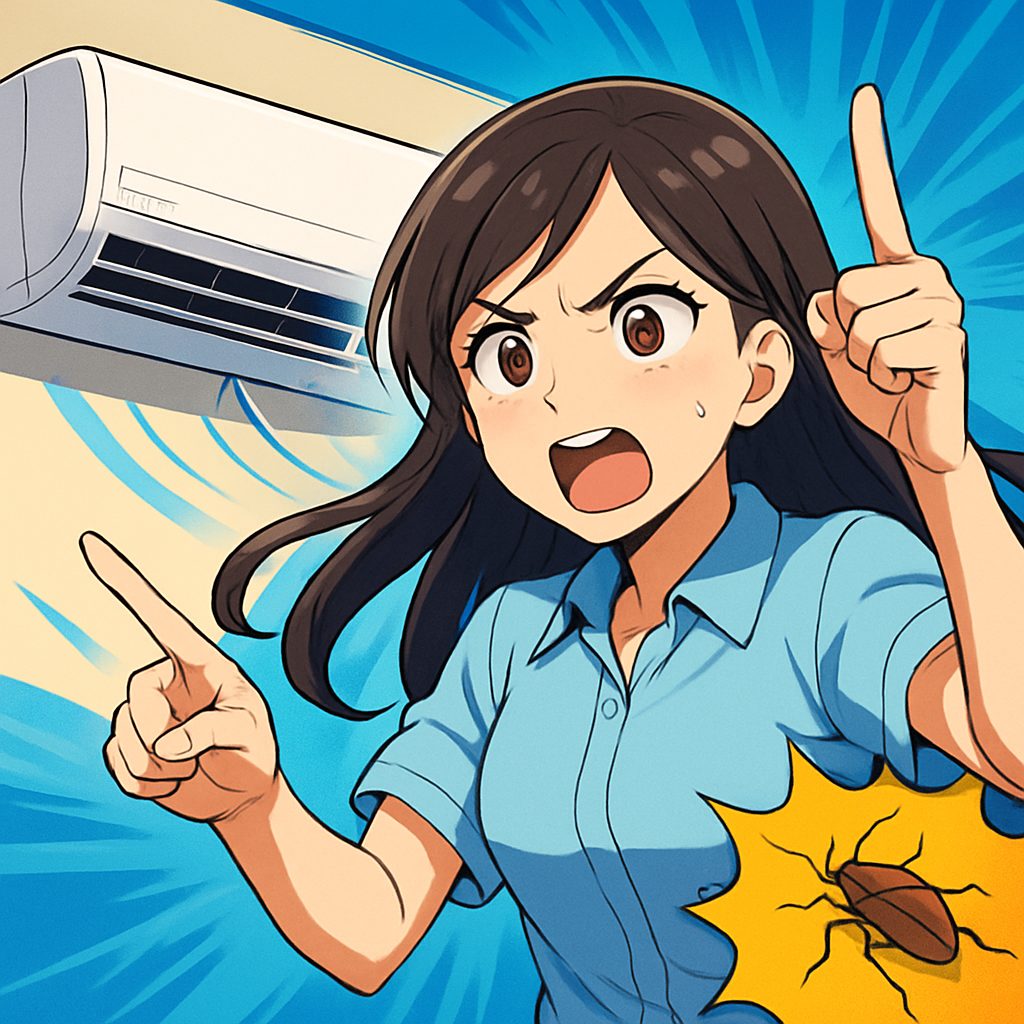 エアコンのゴキブリ対策は「3本柱」でほぼ決まります!