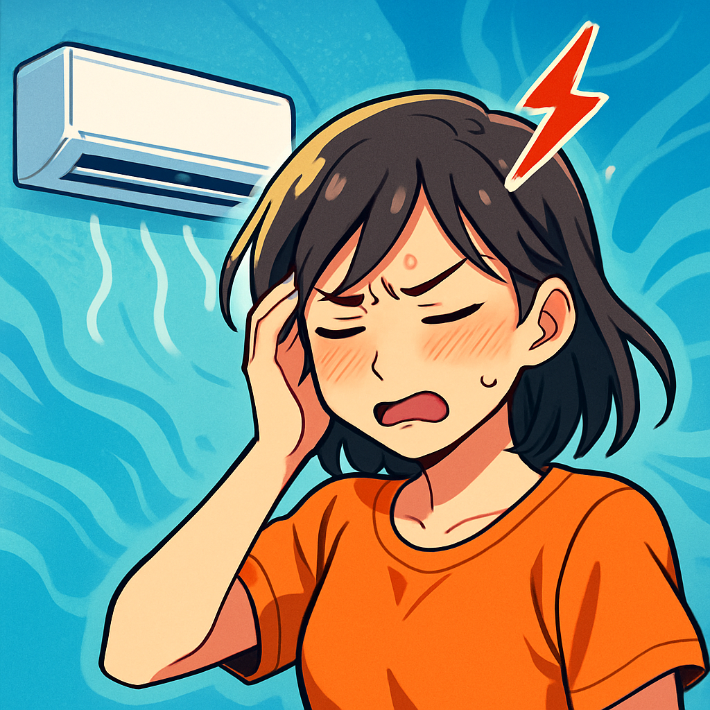 エアコンで頭痛が起きるのは「自律神経の乱れ+冷え」が軸なんです